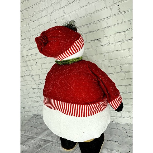 Vintage Flowers Inc Balloons 31” Tall & Super Fat & Fluffy Standing Snowman - Picture 9 of 11